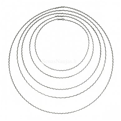 Metal ring for making wreath, 18 cm. 1 piece
