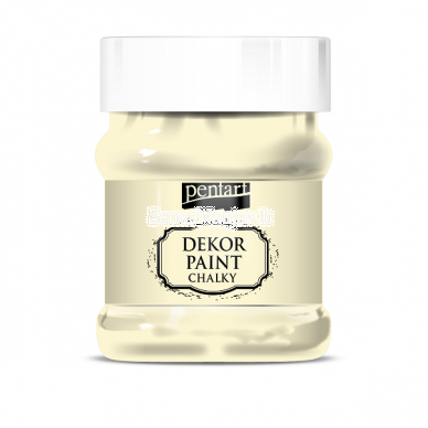 Vintage chalky paint, ivory color