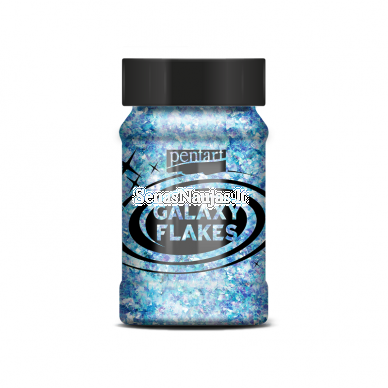 Galaxy flakes (blue color)