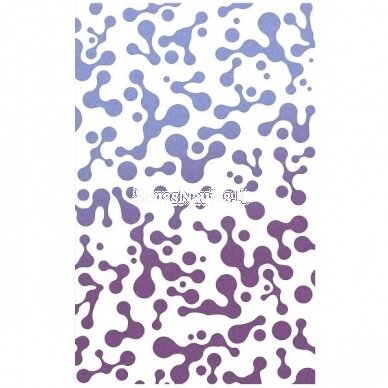 Reusable plastic stencil ABSTRACT DOTS 1