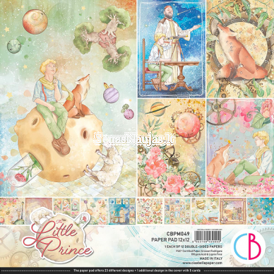 Double sided scrapbooking paper THE LITTLE PRINCE