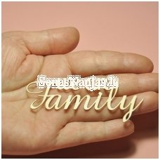 Chipboards WE ARE FAMILY, 1 piece