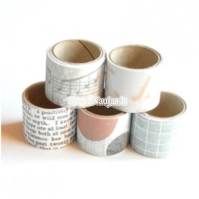 Set of adhesive fabric strips