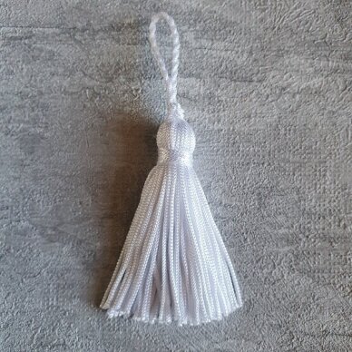 Tassel of polyester braid, 1 piece
