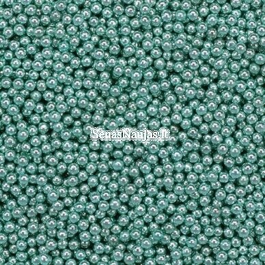 Glass microbeads, mint color 1