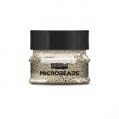 Glass microbeads, champagne color