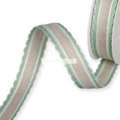 Flexible linen color ribbon