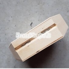 Medinė rombo formos dėžutė (mini), 1 vnt.