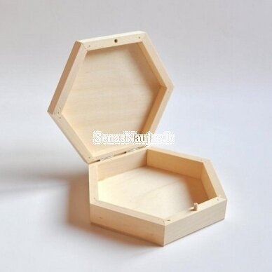 Medinė rombo formos dėžutė (midi), 1 vnt. 3