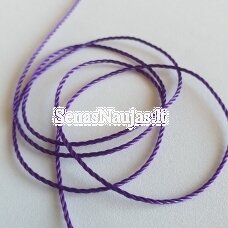 Thin twisted cord, violet color