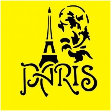 Plastic stencil PARIS