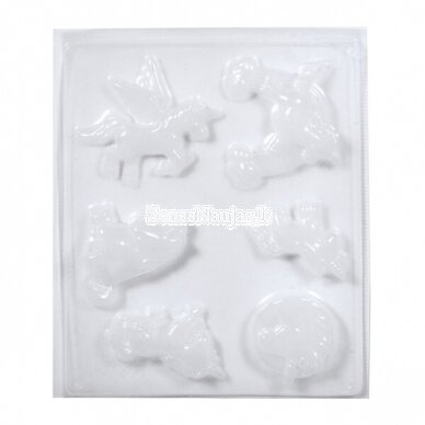 Plastic moulds for casting 6 UNICORNS 1