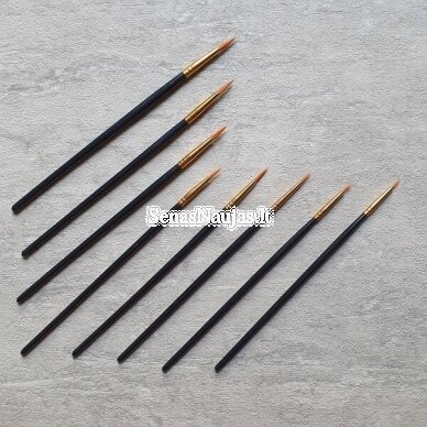 A set of liner brushes, 8 brushes 1