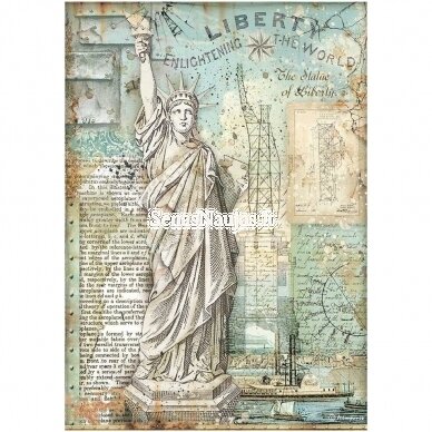 Thin rice paper STATUE OF LIBERTY