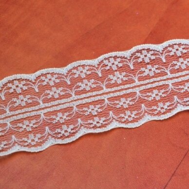 Thin elegant lace, ivory color