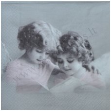 Paper napkin for decoupage TWO ANGELS
