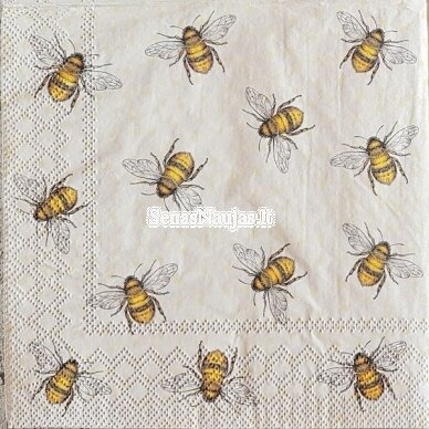 Paper napkin BEES, 1 piece