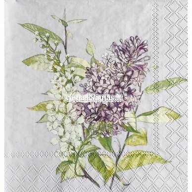 Paper napkin for decoupage LILAC 1