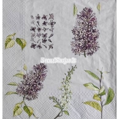 Paper napkin for decoupage LILAC 2