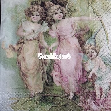 Paper napkin for decoupage ANGELS