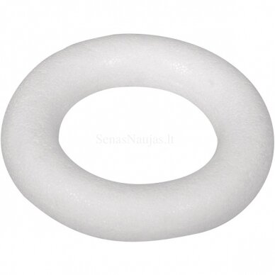 Styrofoam ring, 35 cm. 1 piece