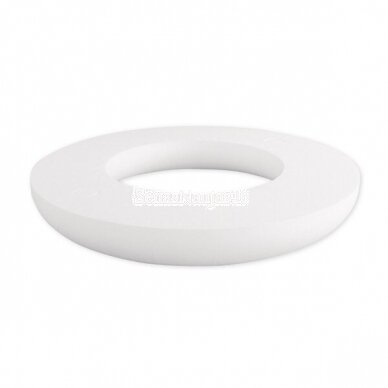 Styrofoam ring, 35 cm. 1 piece 1