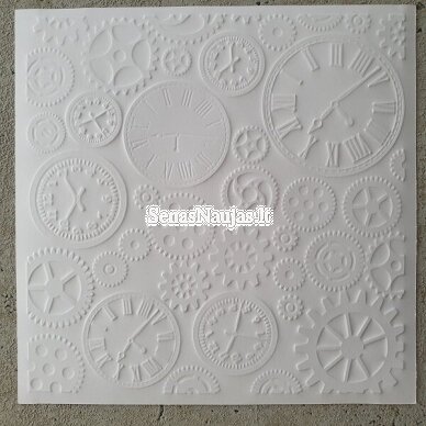 Set of 6 sheets of embossed paper 4