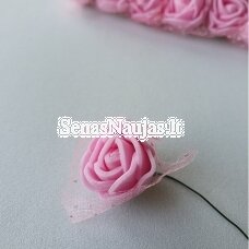 Rožytės su tiuliu, rožinė sp., 12 žiedų