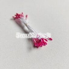 Ryškios rožinės spalvos kuokeliai gėlėms, 20 vnt.