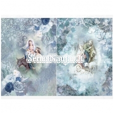 Rice paper for decoupage, scrapbooking BIRTH OF JESUS