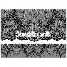 Rice paper for decoupage BLACK LACE