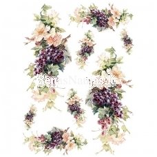 Rice paper for decoupage, scrapbooking GRAPES