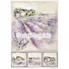 A set of rice paper PROVENCE, 11 sheets