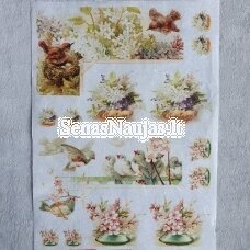 Rice paper for decoupage BIRDS