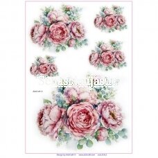 Rice paper for decoupage, scrapbooking VINTAGE ROSES