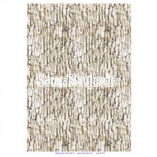Rice paper for decoupage, scrapbooking TREE BARK BACKGROUND