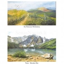 Rice paper for decoupage MOUNTAINS, 1 sheet