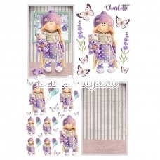Printed rice paper DOLL