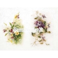 Rice paper PANSY, 1 piece
