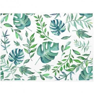 Rice paper for decoupage MONSTERA