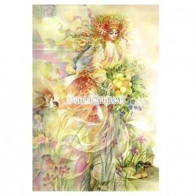 Printed rice paper FLOWER FAIRY