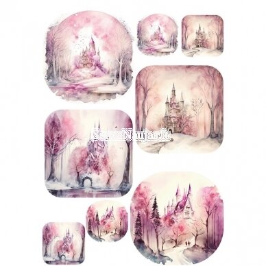 Rice paper for decoupage, scrapbooking THE CASTLE