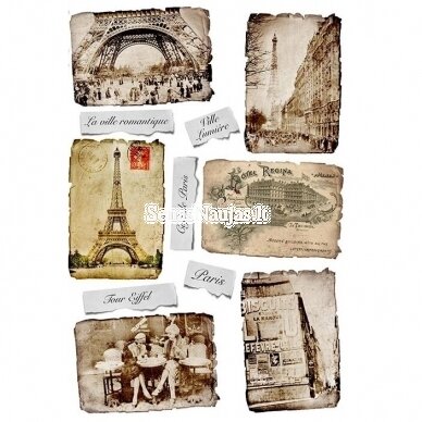 Printed rice paper OLD PHOTOS OF PARIS