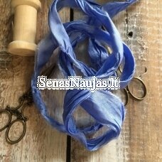 Old-style satin ribbon (jeans color)