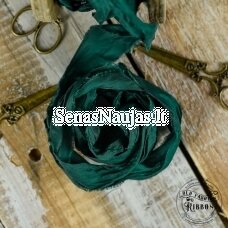 Old-style satin ribbon (christmas green color)