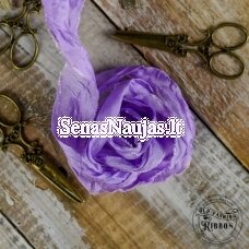 Old-style satin ribbon (lavender color)