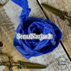 Old-style satin ribbon (ink blue color)