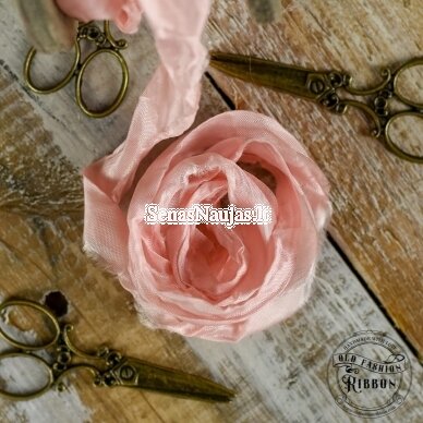 Old-style satin ribbon (light powder pink color)