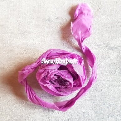 Old-style satin ribbon (peony color)