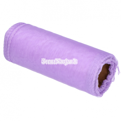 Plain organza, light violet color
